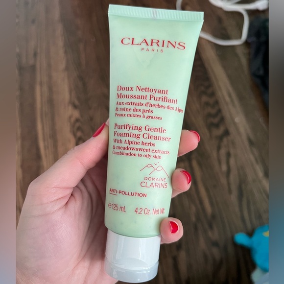 NWT clarins Purifying Gentle Foaming Face Cleanser for Combination to Oily Skin - Picture 1 of 2